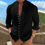 Camisa de Linho Masculina Platoni