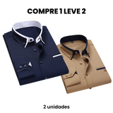 Camisa Social Masculina Carino (Compre 1 Leve 2)