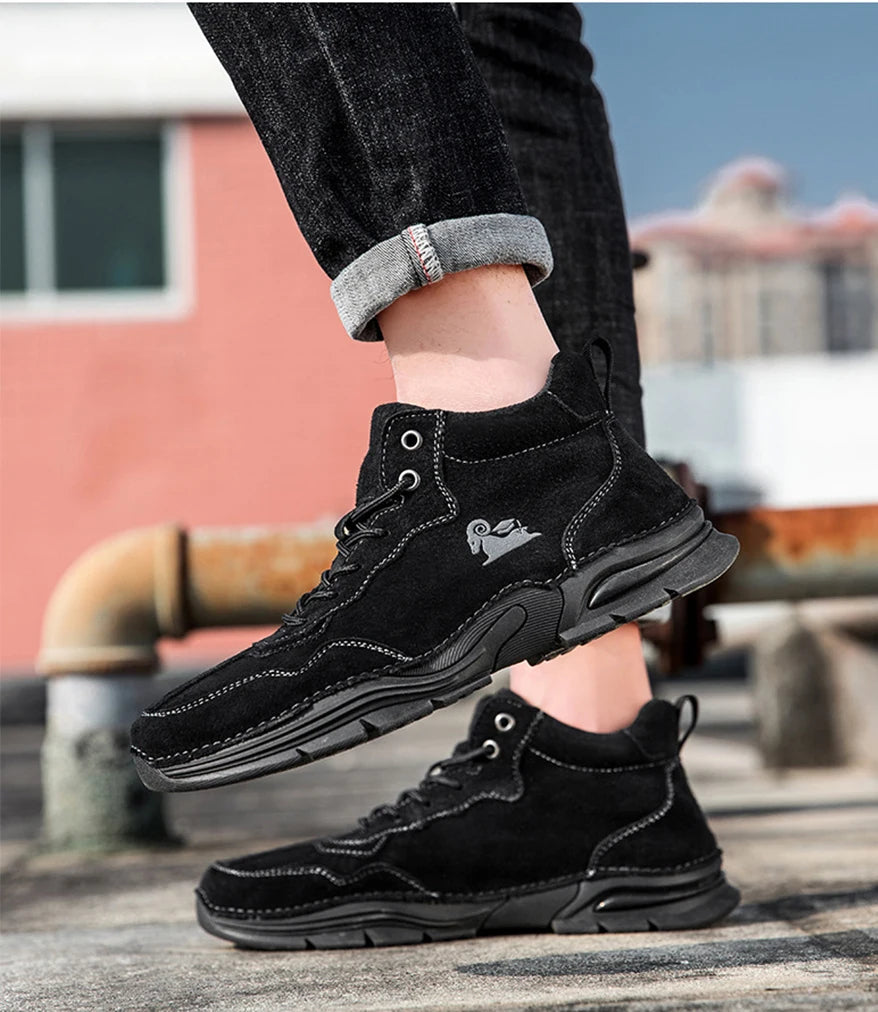 Bota Masculina De Couro L Deck