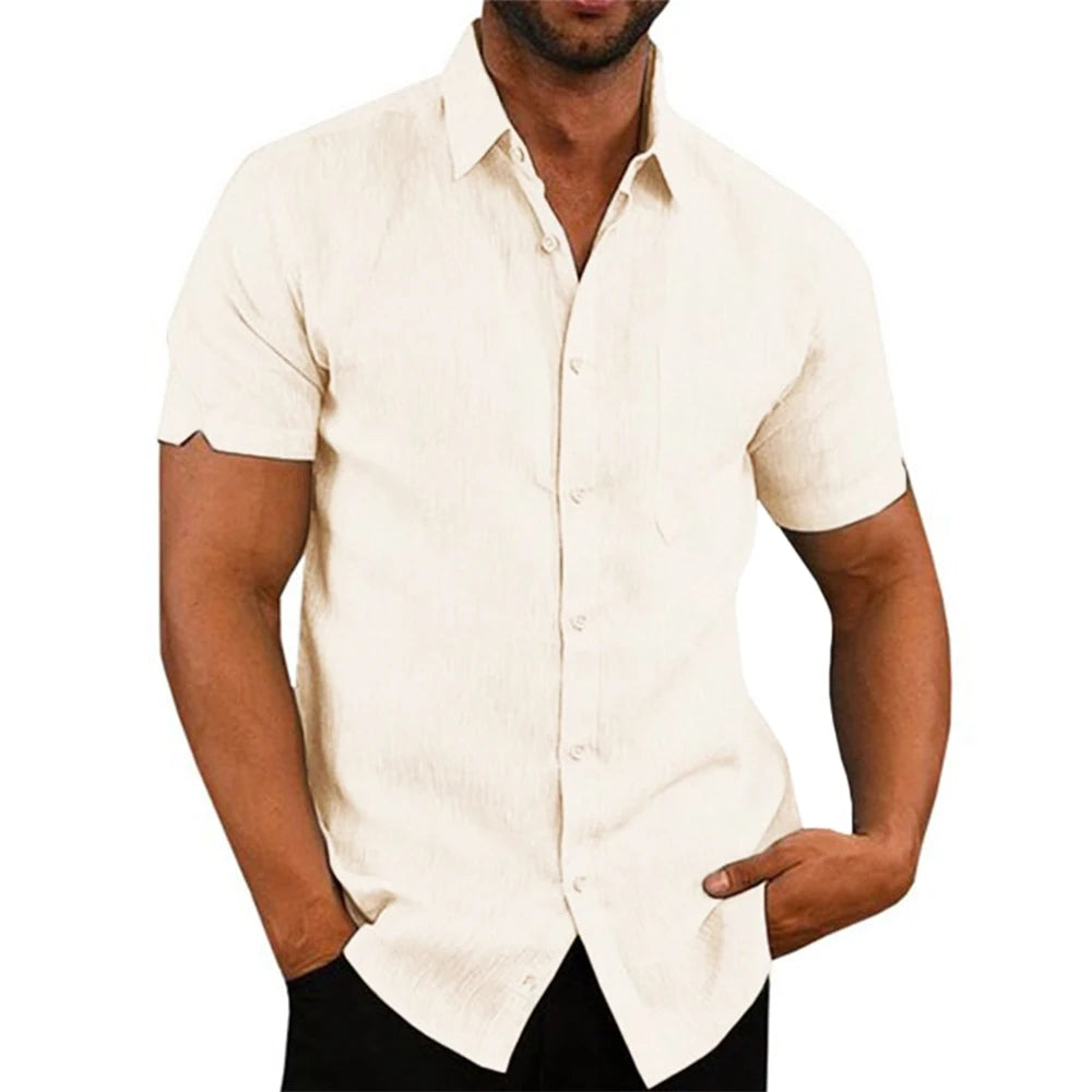 Camisa de Linho Masculina Genebra