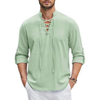 Camisa de Linho Masculina Lagunas