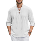 Camisa de Linho Masculina Lagunas