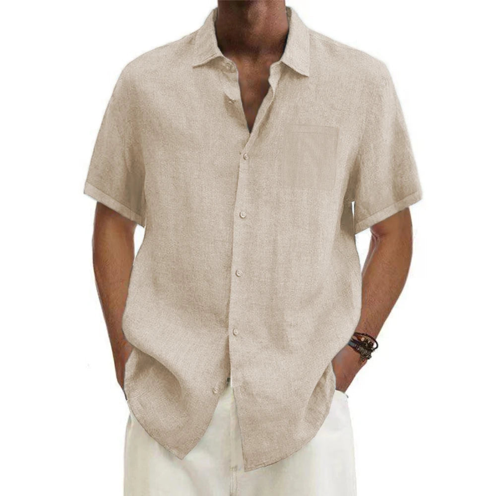Camisa de Linho Masculina Leviz