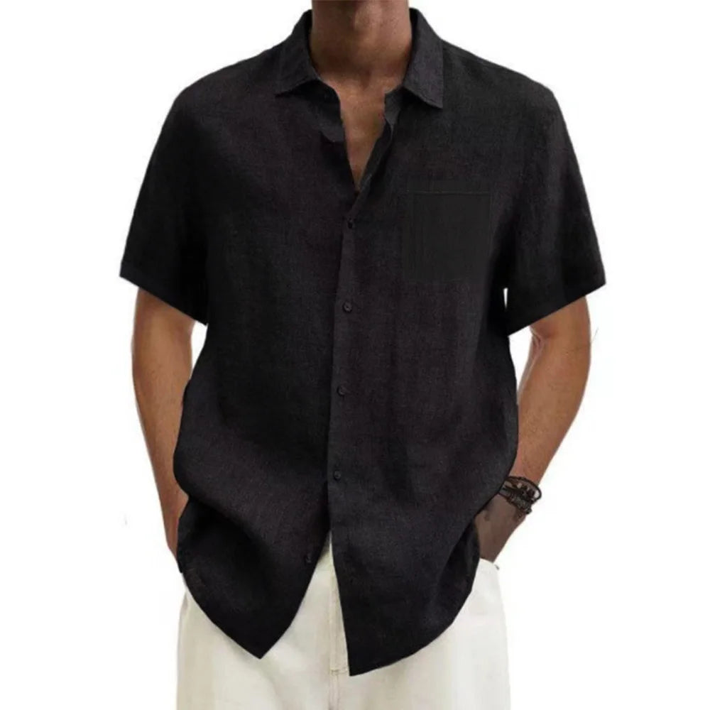 Camisa de Linho Masculina Leviz
