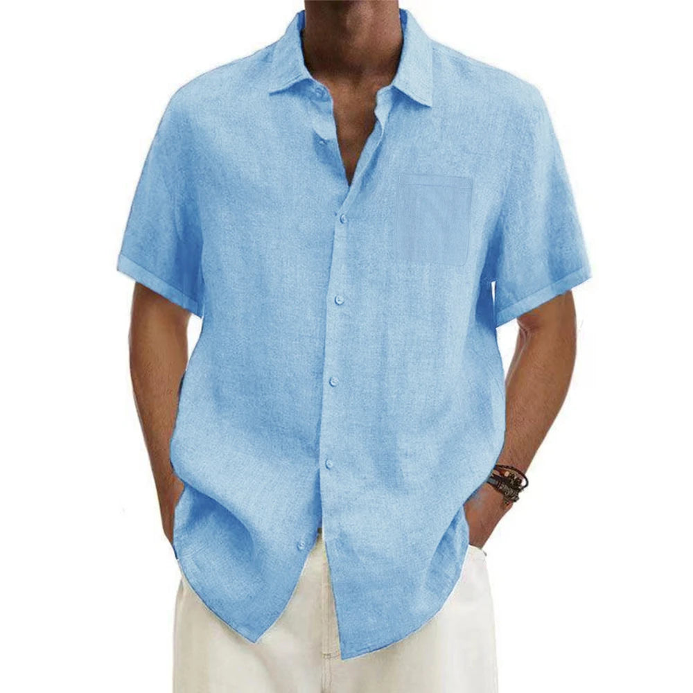 Camisa de Linho Masculina Leviz