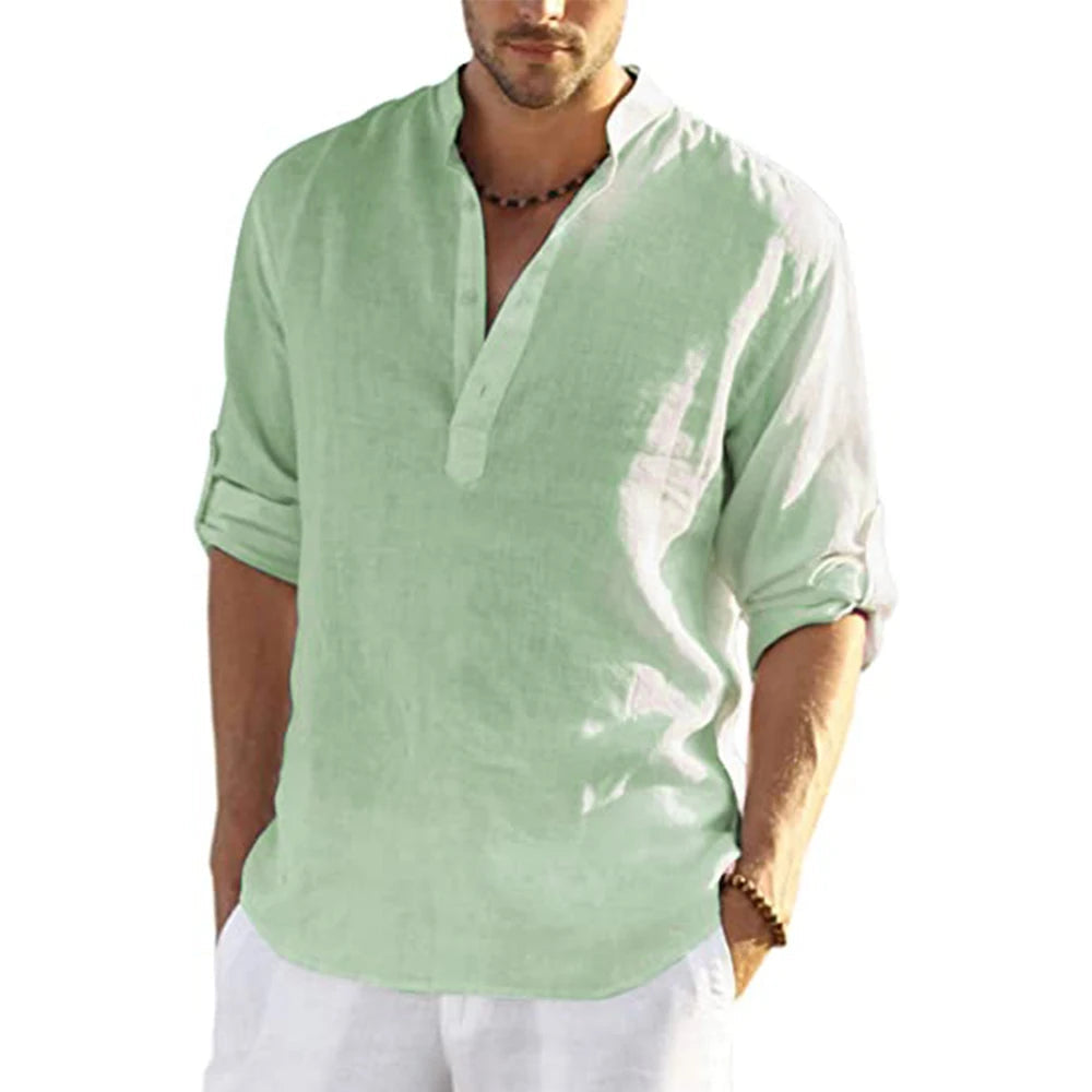 Camisa de Linho Masculina Pipa