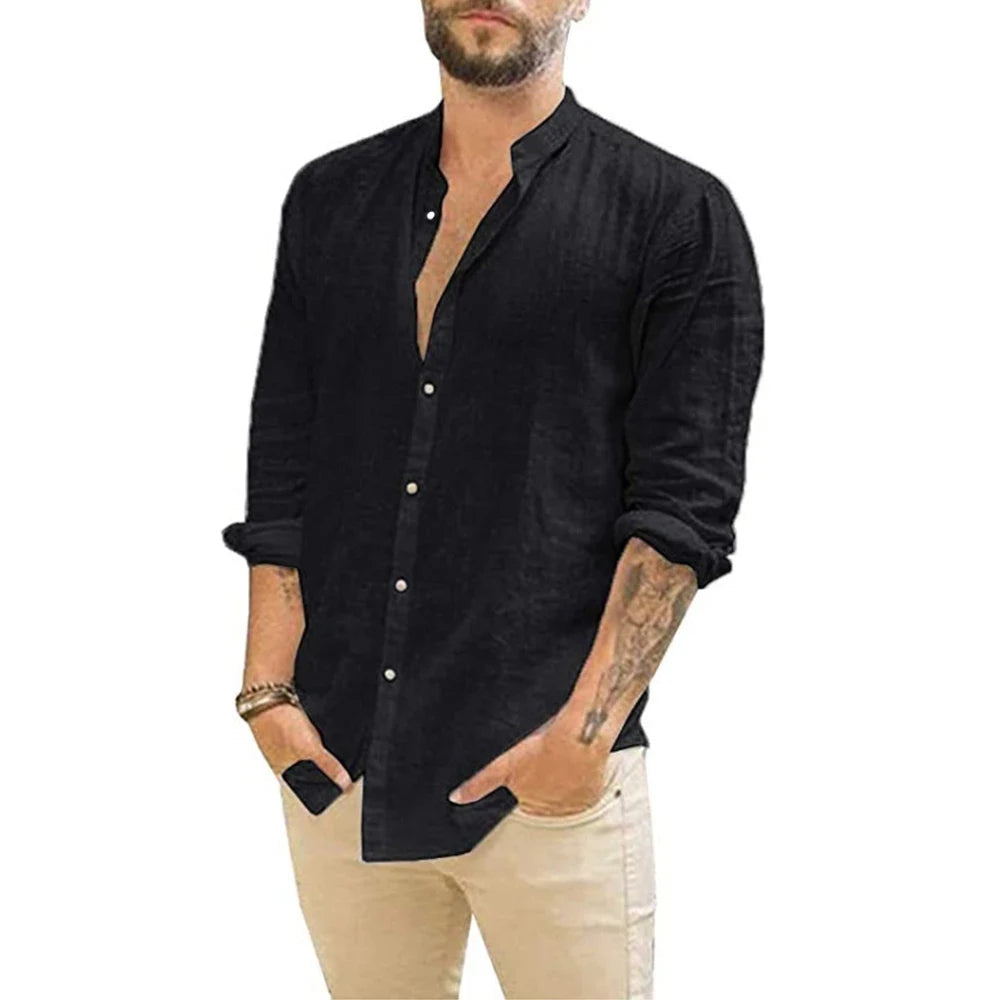 Camisa de Linho Masculina Trancoso