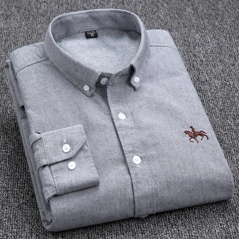 Camisa Masculina Cavalins Manga Longa