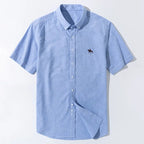 Camisa Masculina Listrada Manga Curta