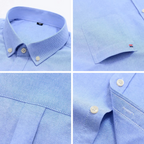 Camisa Masculina Oxford Manga Longa