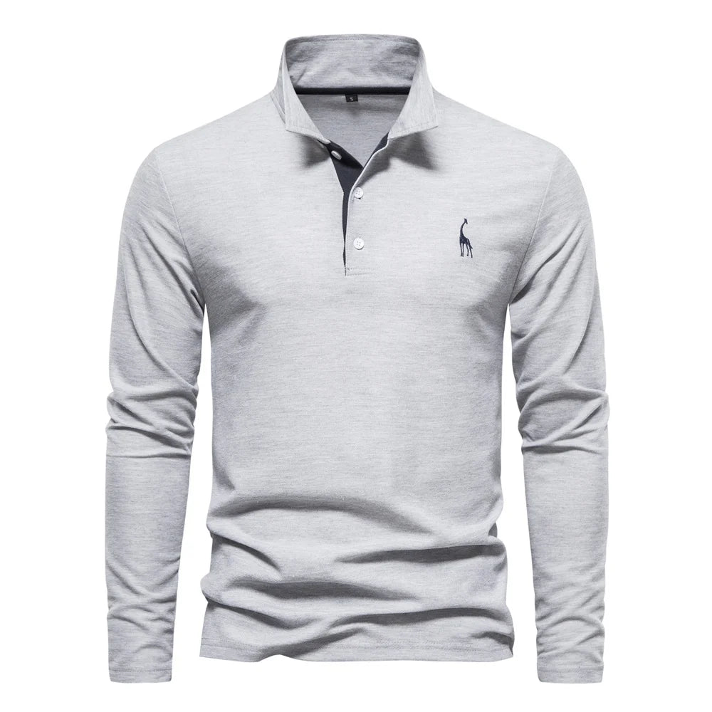 Camisa Masculina Polo Manga Longa
