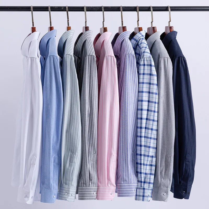 Camisa Masculina Soft Listrada Manga Longa