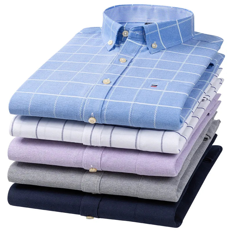 Camisa Masculina Xadrez Manga Longa