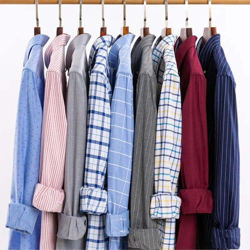 Camisa Masculina Xadrez Manga Longa