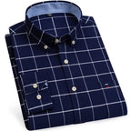 Camisa Masculina Xadrez Manga Longa