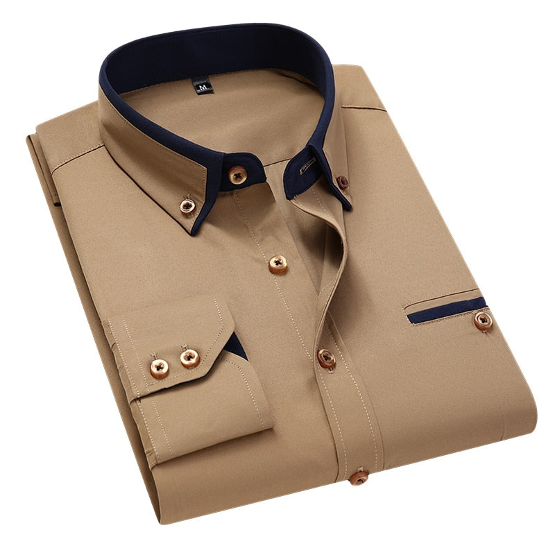 Camisa Social Plus Size Masculina Carino