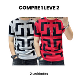 Vermelho e cinza