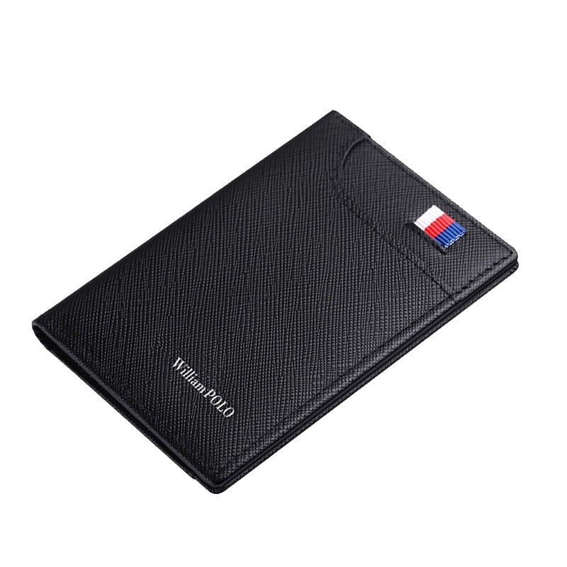 Carteira de Couro Slim Willian Polo