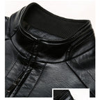 Jaqueta Masculina de Couro Kent