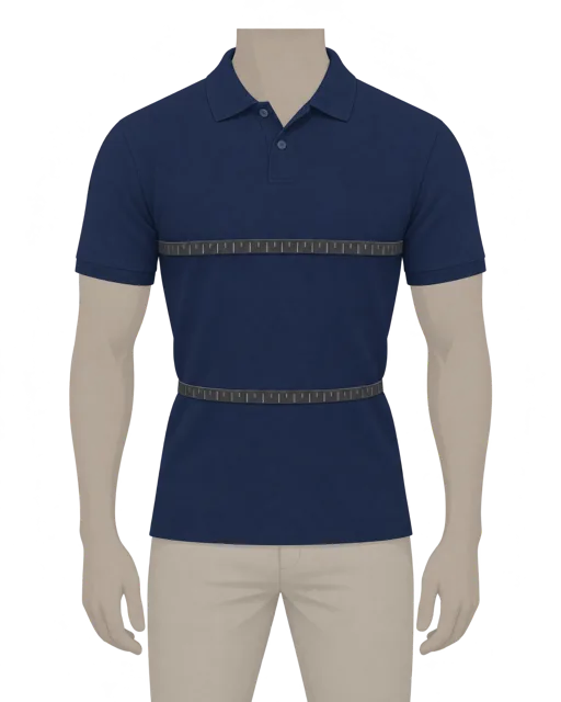 Como medir: camisas e polos